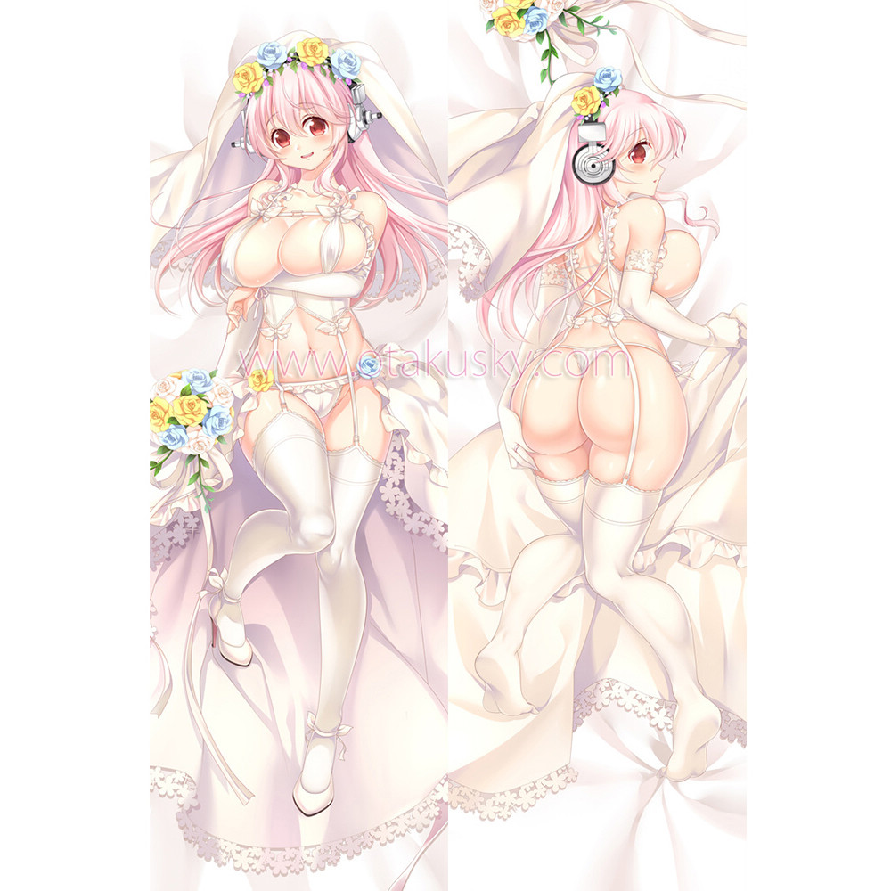 Super Sonico Dakimakura Body Pillow Case 04