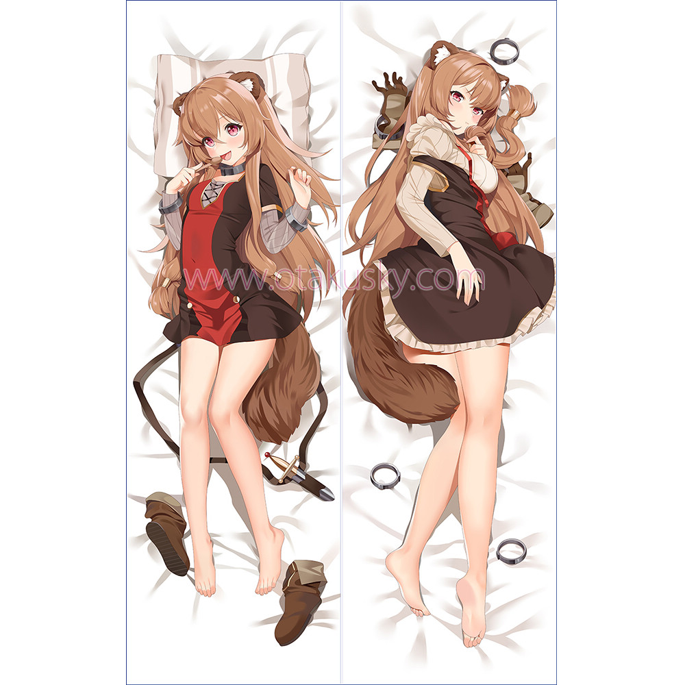 The Rising of the Shield Hero Dakimakura Raphtalia Body Pillow Case 05