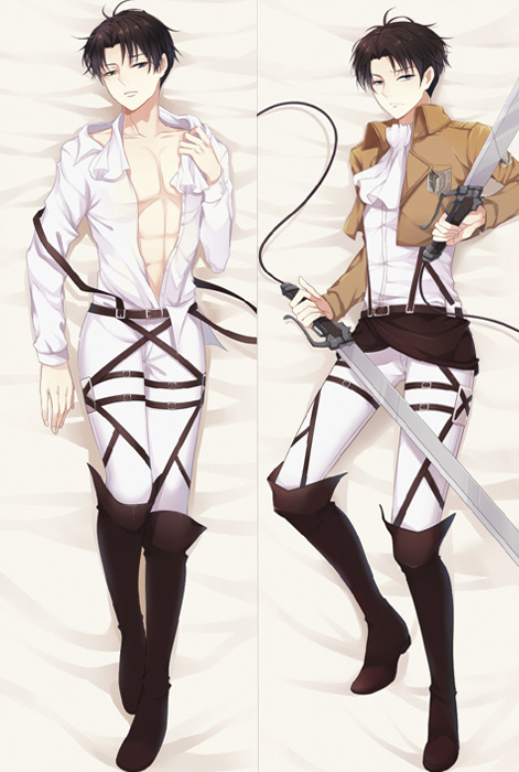Attack On Titan Levi Body Pillow Case