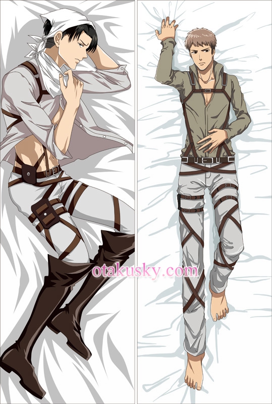 Attack On Titan Dakimakura Levi Jean Kirschstein Body Pillow Case