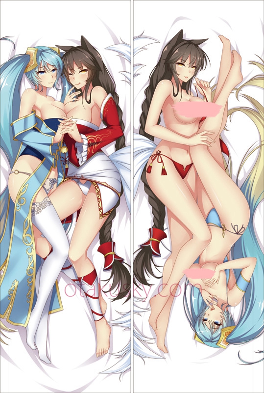 League of Legends Ahri Sona Body Pillow Case