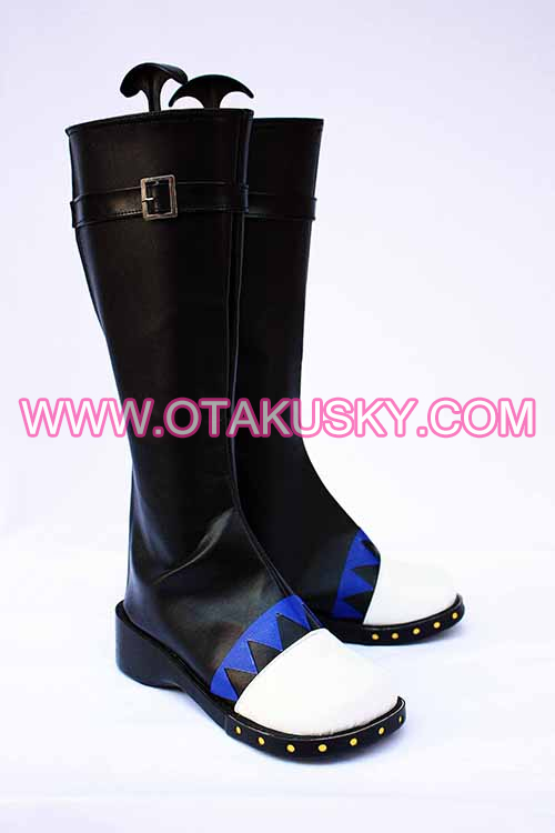 Classic Black Cosplay Boots 04