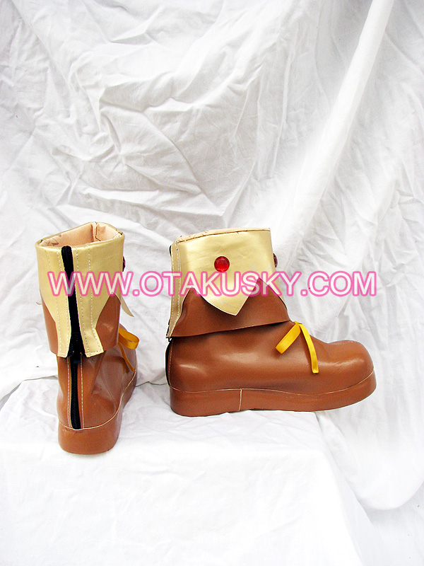 Yellow Cosplay Shoes 03