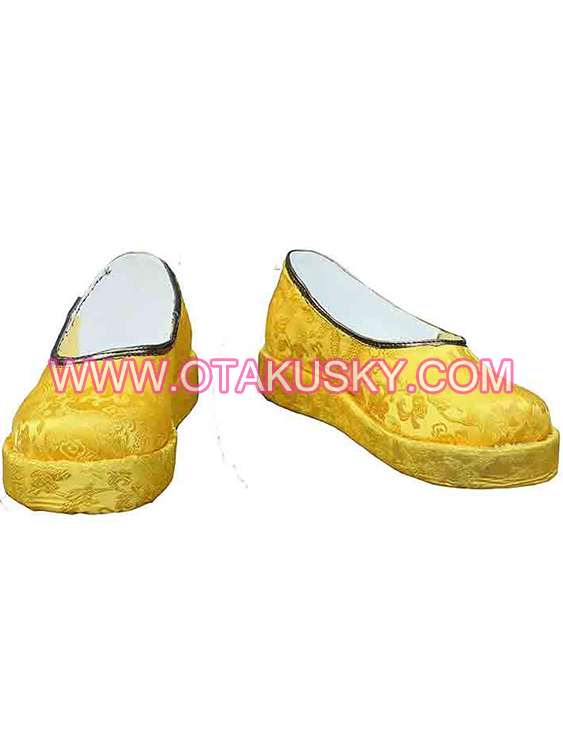 Yellow Cosplay Shoes 05