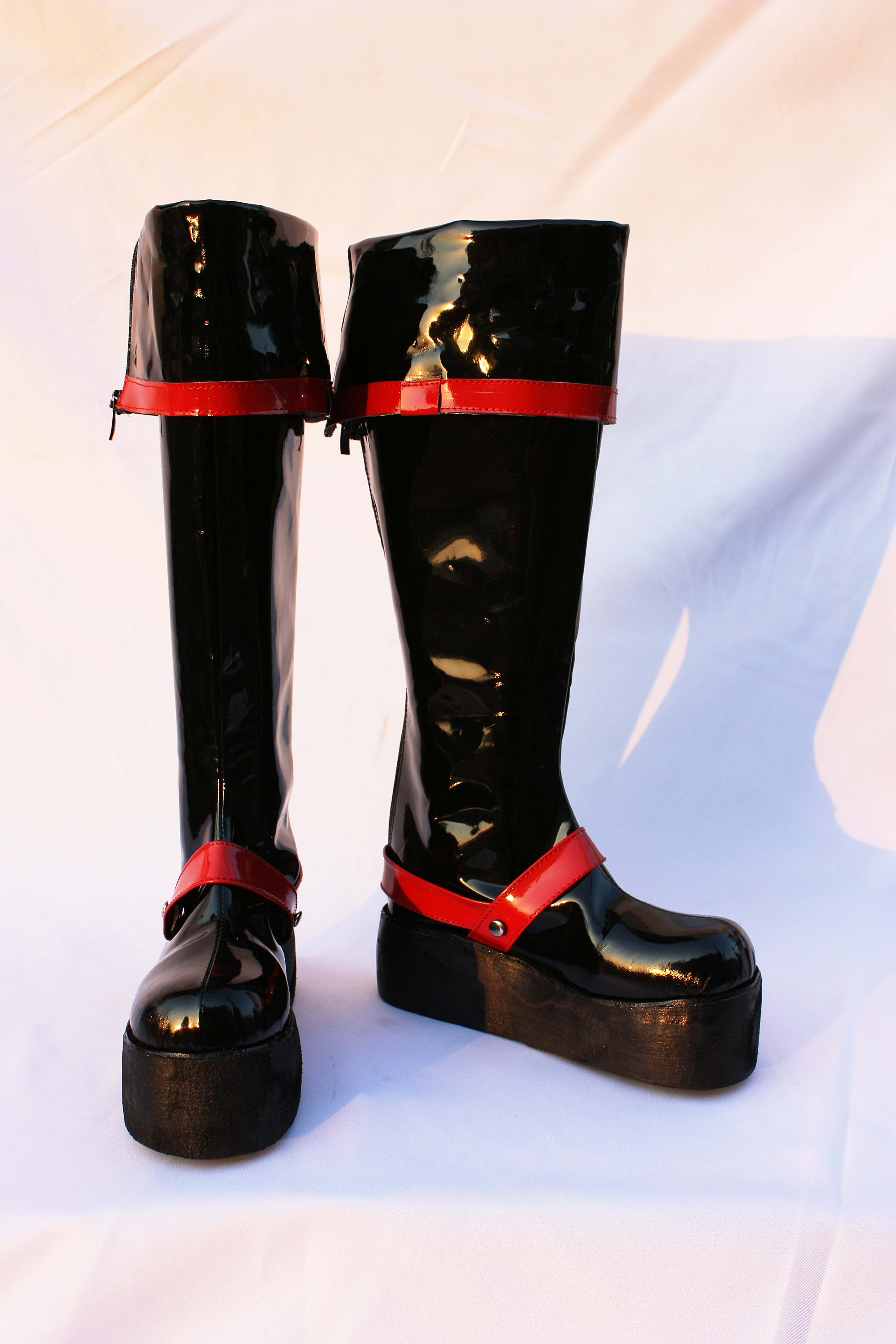 D Gray Man Arystar Yu Kanda Cosplay Boots 04