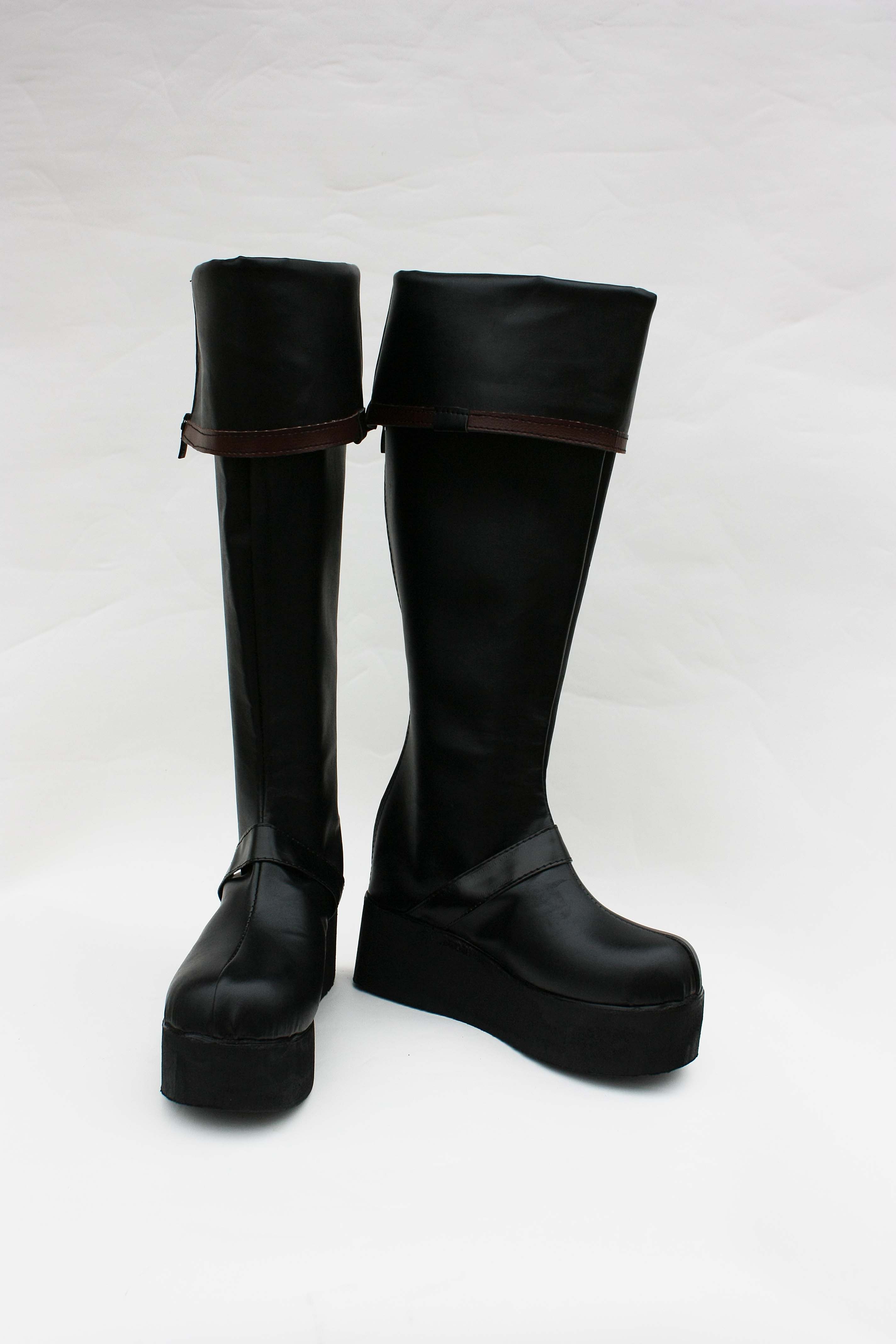 D Gray Man Arystar Yu Kanda Cosplay Boots 05