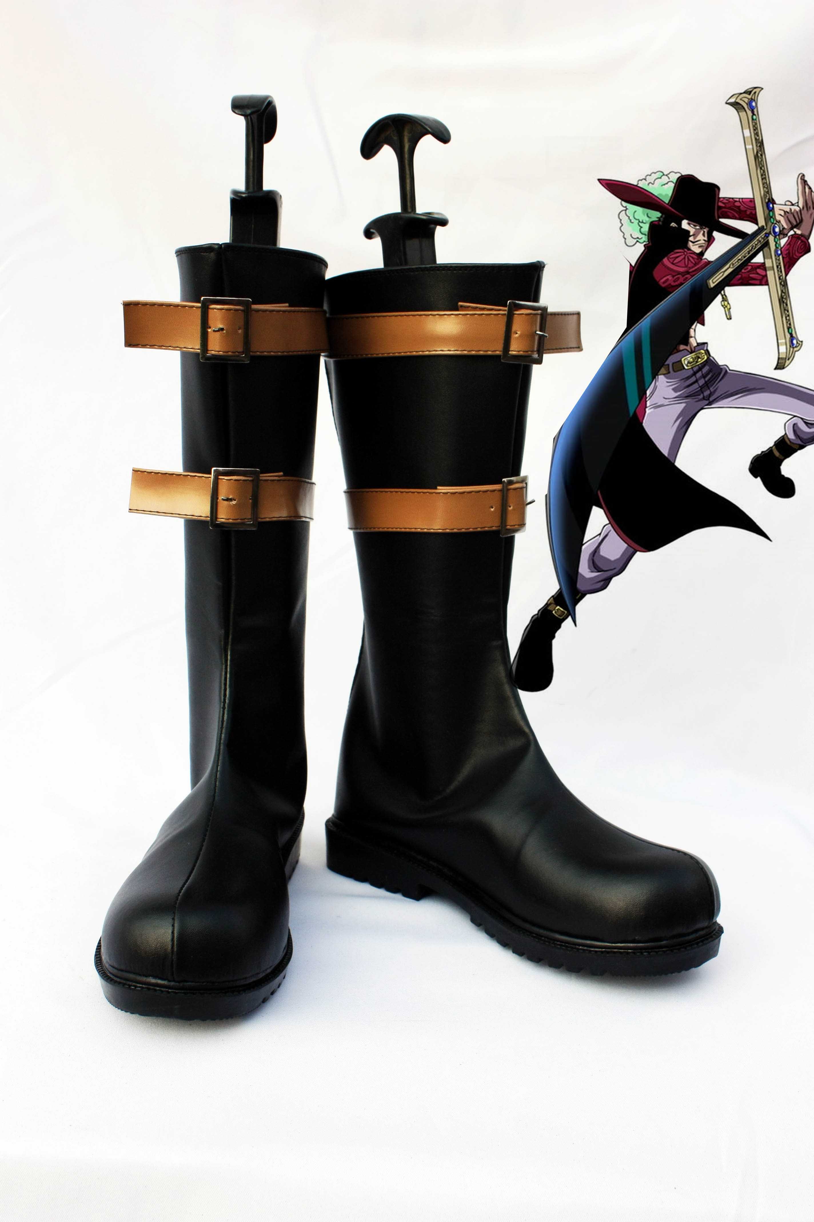 One Piece Dracule Mihawk Cosplay Boots 02 One Piece Dracule Mihawk Cosplay Boots 02