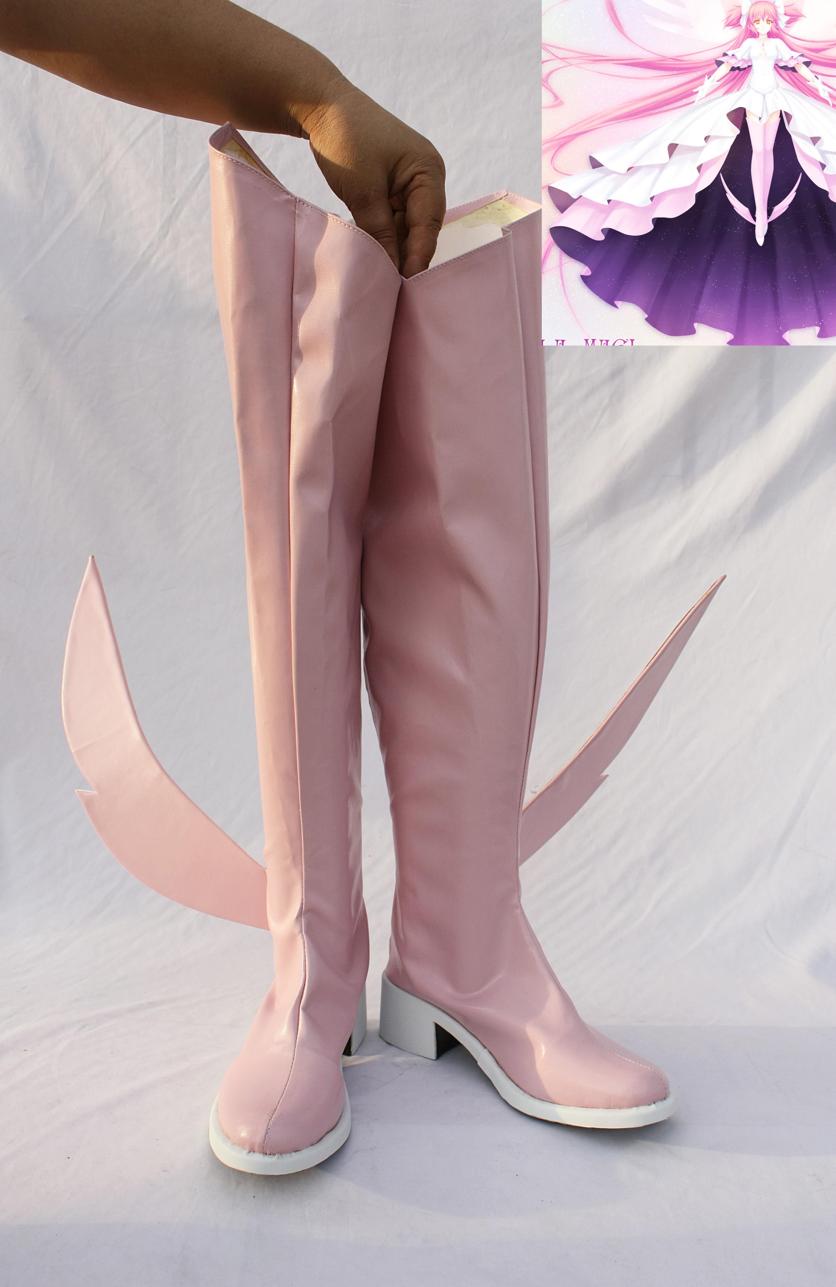 Puella Magi Madoka Magica Madoka Kaname Cosplay Boots