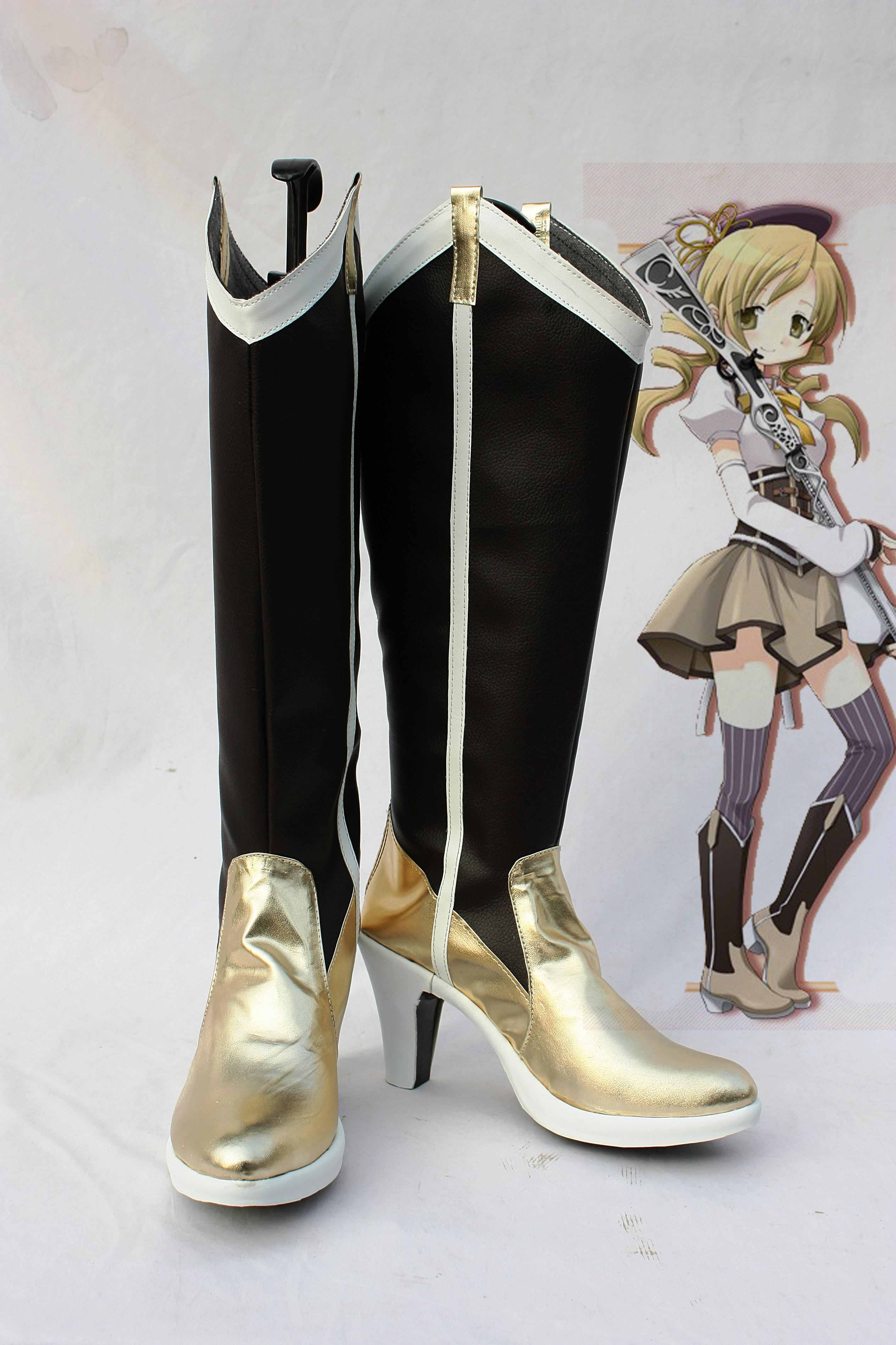 Puella Magi Madoka Magica Mami Tomoe Cosplay Boots 02