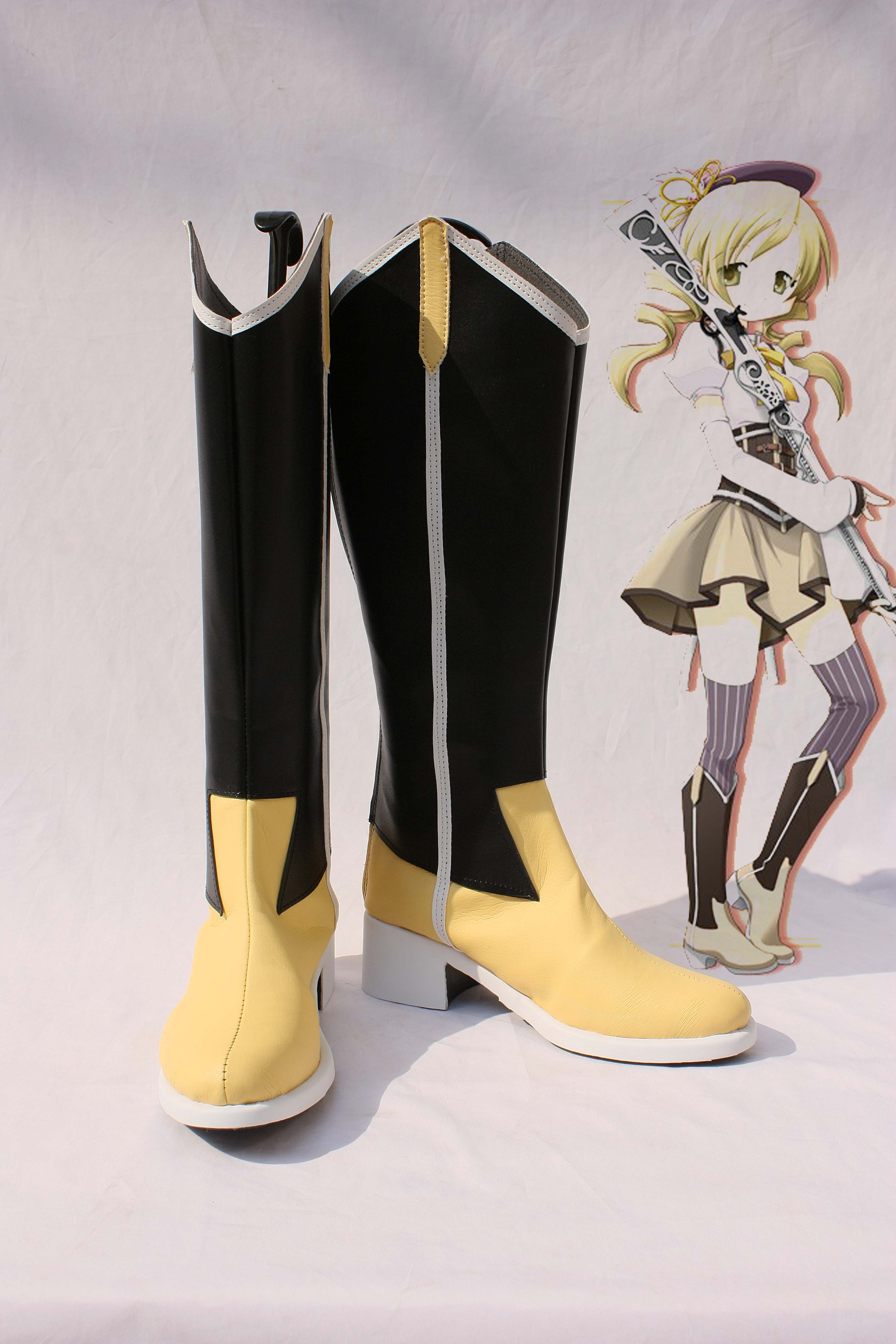 Puella Magi Madoka Magica Mami Tomoe Cosplay Boots 01