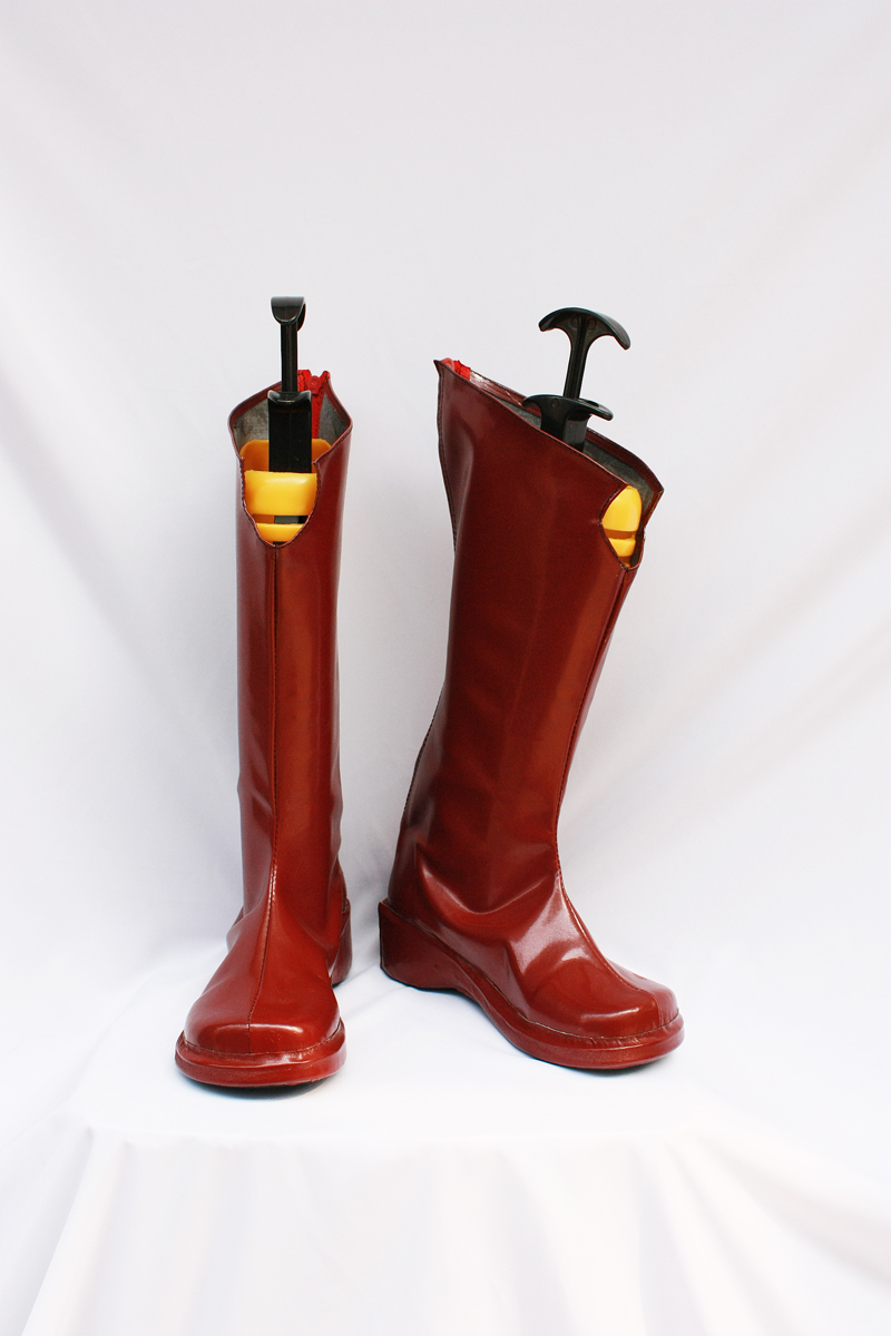 Red Cosplay Boots 05