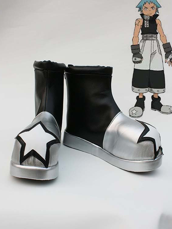 Soul Eater Black Star Cosplay Shoes 02