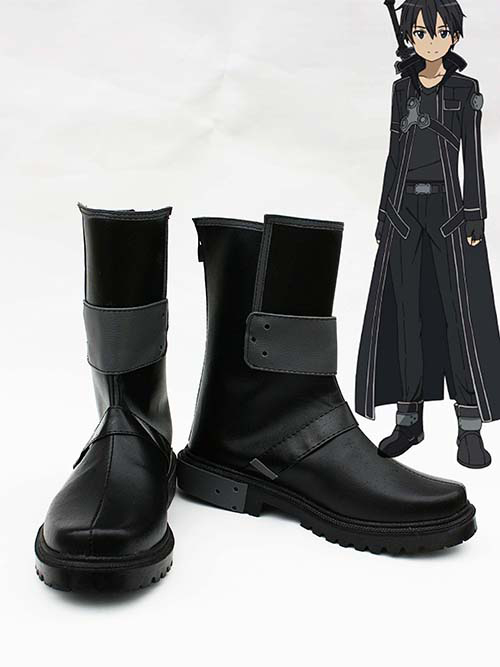 Sword Art Online Kirito Cosplay Shoes 02