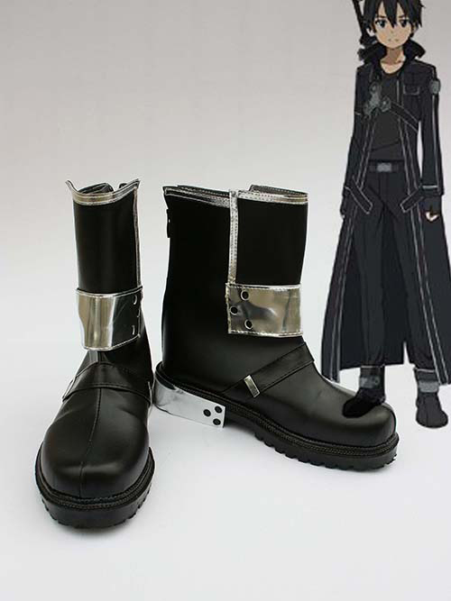 Sword Art Online Kirito Cosplay Shoes 03