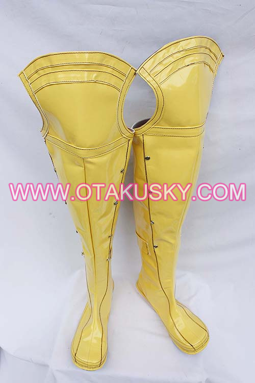 Trusty Bell Chopins Dream Yellow Cosplay Boots - Click Image to Close