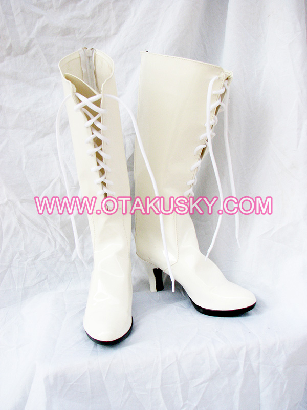 White Cosplay Boots 06