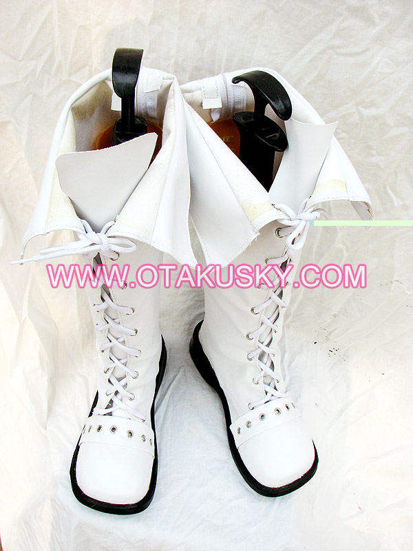 White Cosplay Boots 01