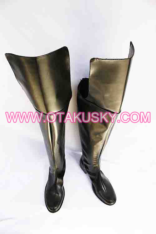 Will O Wisp Black Cosplay Boots - Click Image to Close