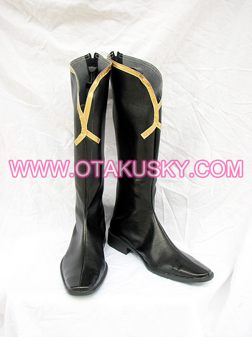 Code Geass Black Cosplay Boots