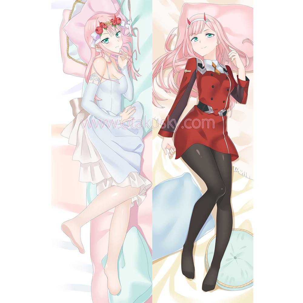 DARLING in the FRANXX Dakimakura Zero Two 02 Body Pillow Case 14 DARLING in the FRANXX Dakimakura Zero Two 02 Body Pillow Case 14