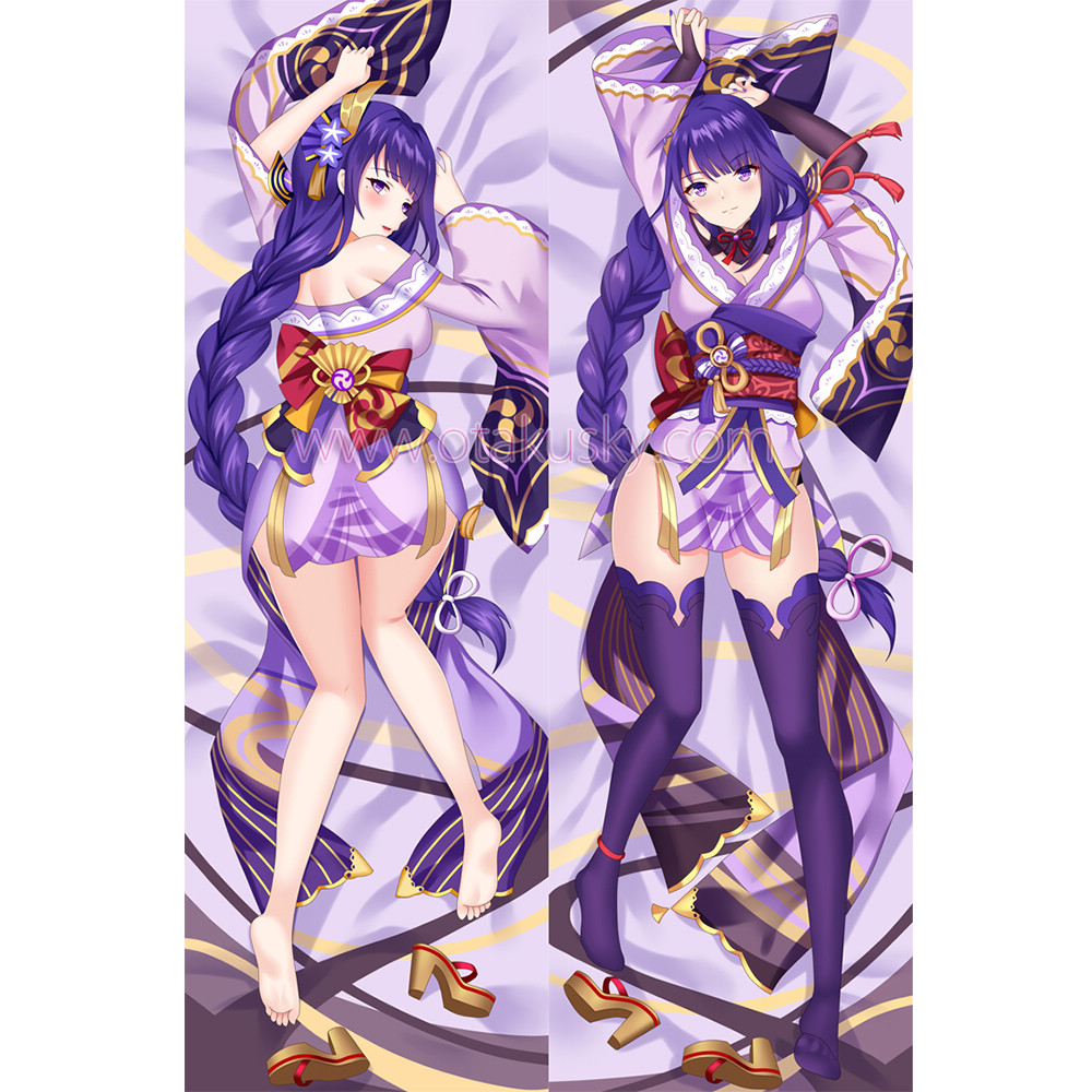 Genshin Impact Dakimakura Baal Raiden Shogun Body Pillow Case 22