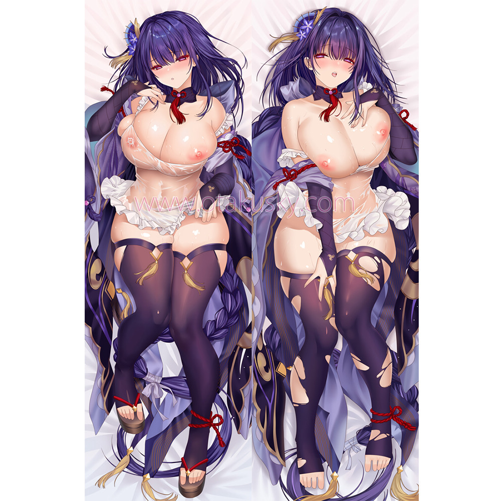 Genshin Impact Dakimakura Baal Raiden Shogun Body Pillow Case 25