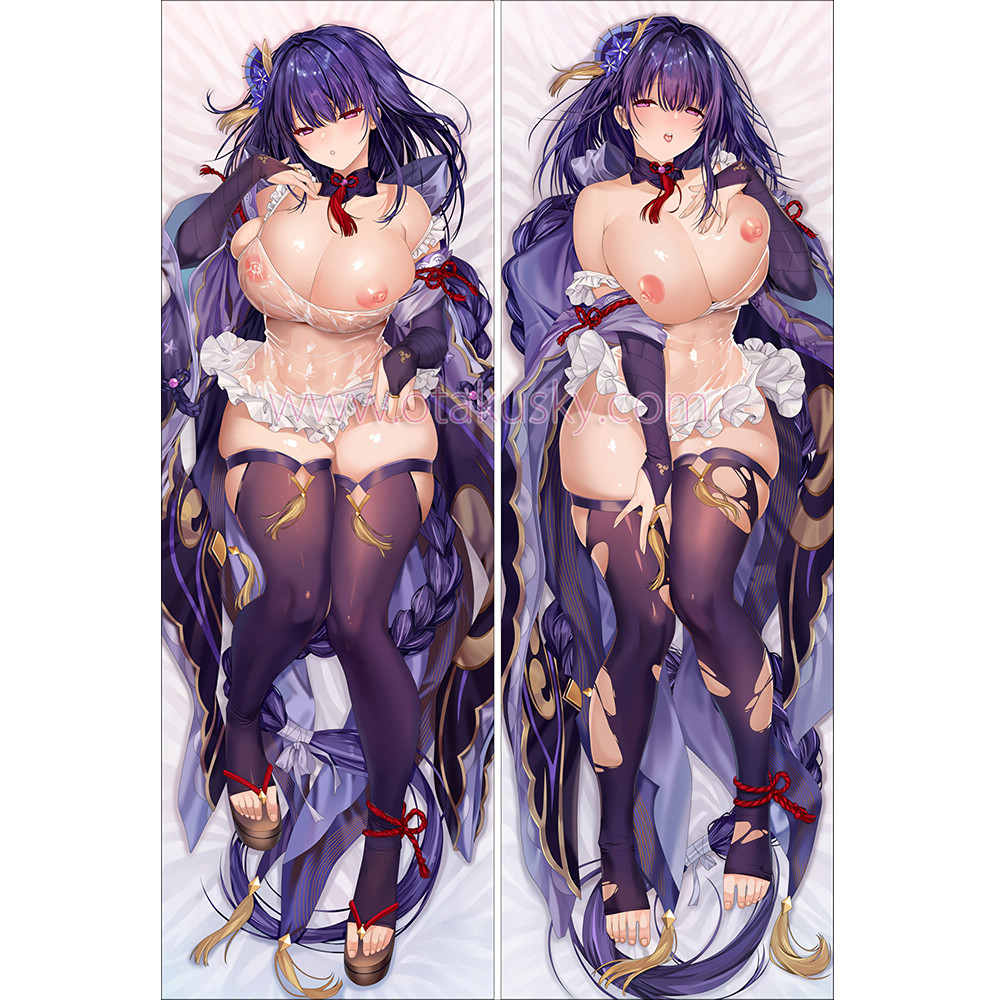 Genshin Impact Dakimakura Baal Raiden Shogun Body Pillow Case 28