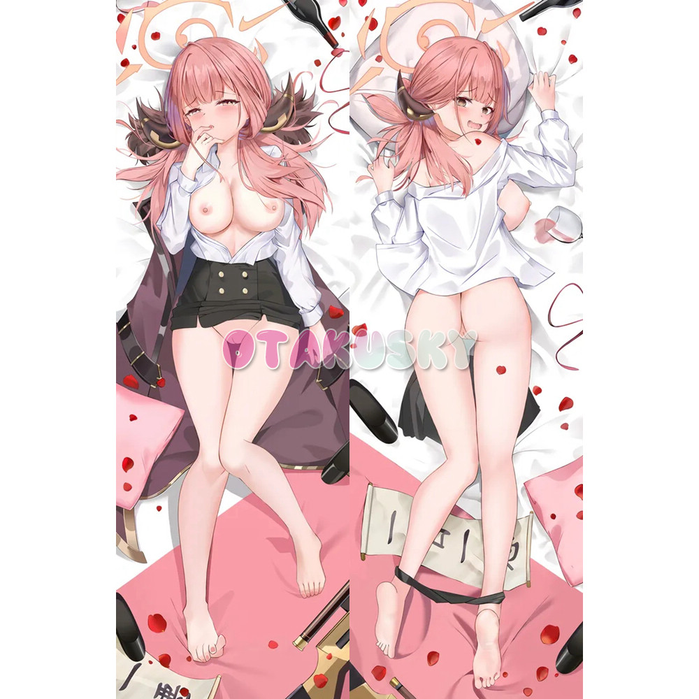 Blue Archive Dakimakura Rikuhachima Aru Body Pillow Case 06