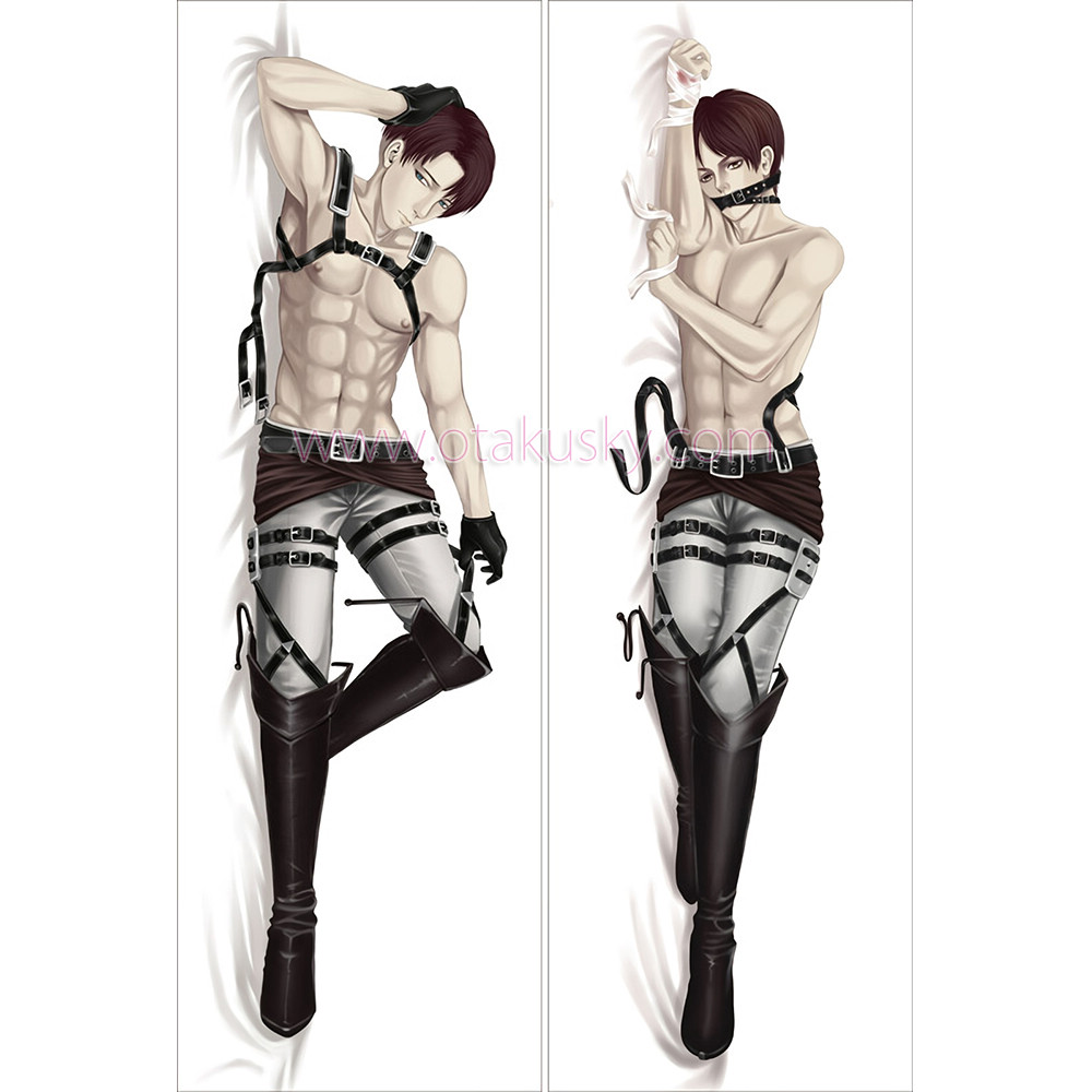 Attack on Titan Dakimakura Levi Eren Yeager Body Pillow Case 08 Attack on Titan Dakimakura Levi Eren Yeager Body Pillow Case 08