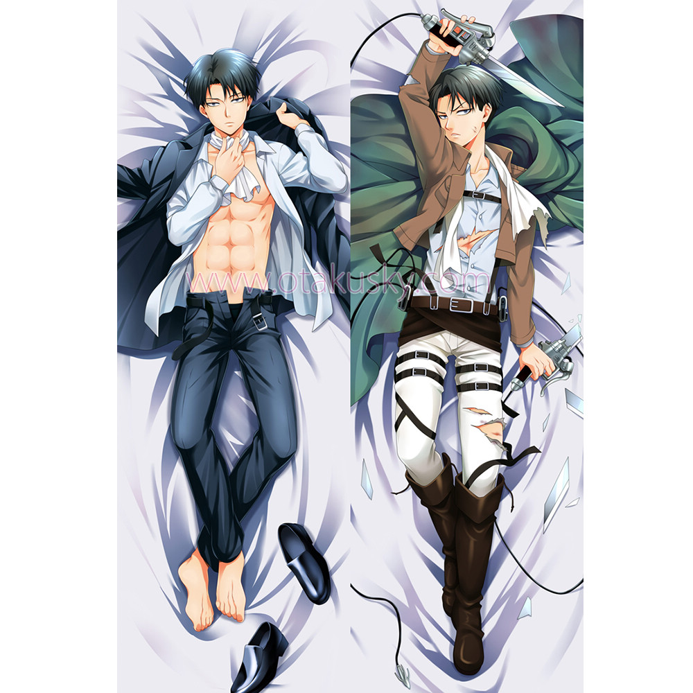 Attack on Titan Dakimakura Levi Body Pillow Case 07 Attack on Titan Dakimakura Levi Body Pillow Case 07