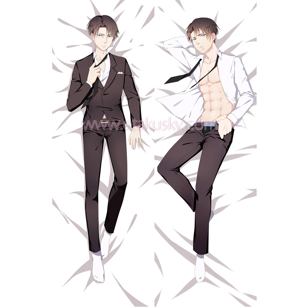 Attack on Titan Dakimakura Levi Body Pillow Case 03 Attack on Titan Dakimakura Levi Body Pillow Case 03