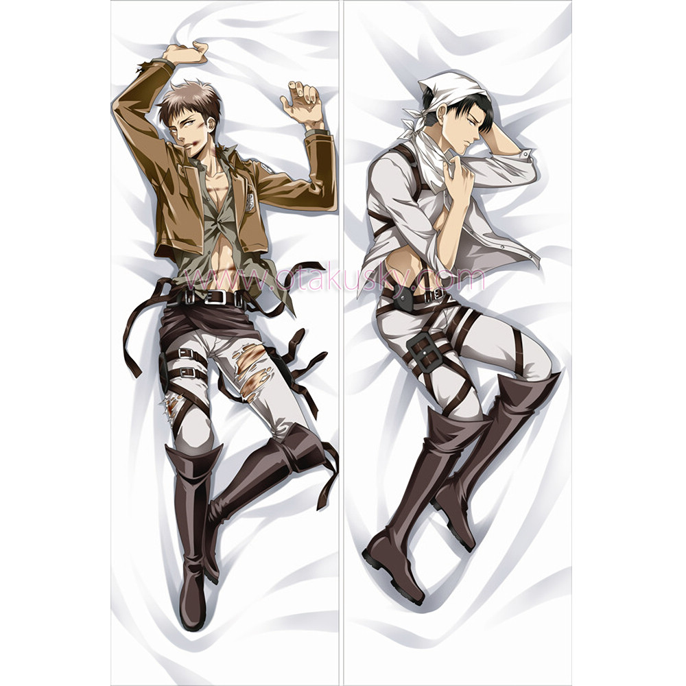 Attack on Titan Dakimakura Levi Jean Kirstein Body Pillow Case Attack on Titan Dakimakura Levi Jean Kirstein Body Pillow Case