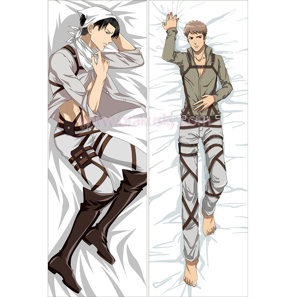 Attack on Titan Dakimakura Levi Jean Kirstein Body Pillow Case 02