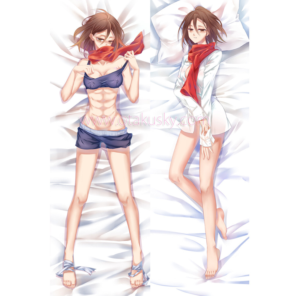 Attack on Titan Dakimakura Mikasa Ackerman Body Pillow Case 09