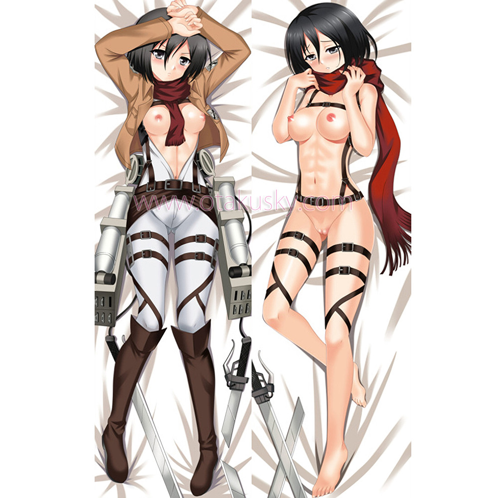 Attack on Titan Dakimakura Mikasa Ackerman Body Pillow Case 05