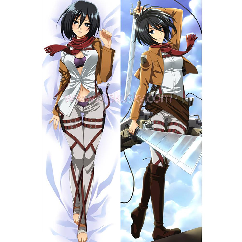 Attack on Titan Dakimakura Mikasa Ackerman Body Pillow Case 06 Attack on Titan Dakimakura Mikasa Ackerman Body Pillow Case 06
