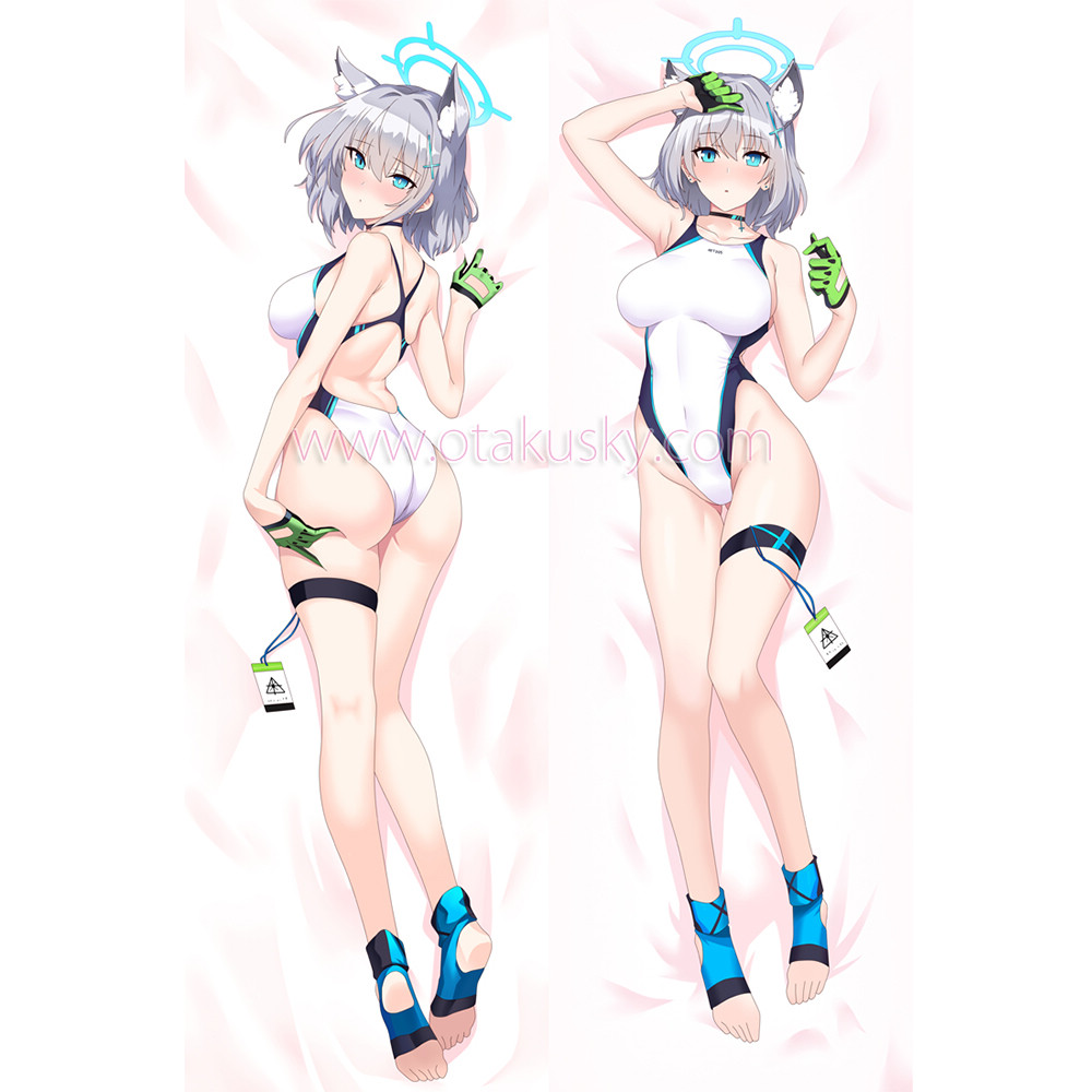 Blue Archive Dakimakura Sunaookami Shiroko Body Pillow Case 03