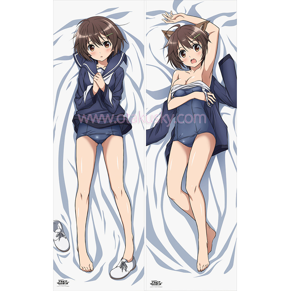 Brave Witches Dakimakura Hikari Karibuchi Body Pillow Case 03