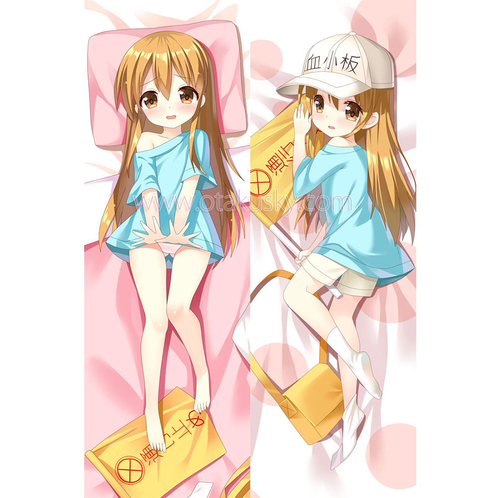 Cells at Work! Hataraku Saibou Dakimakura Kesshouban Body Pillow Case 09