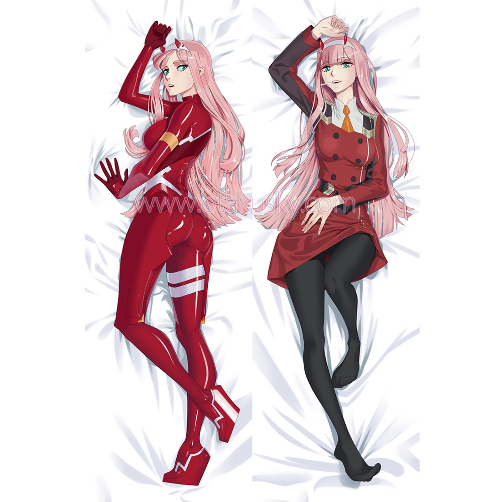 DARLING in the FRANXX Dakimakura Zero Two 02 Body Pillow Case 12 DARLING in the FRANXX Dakimakura Zero Two 02 Body Pillow Case 12