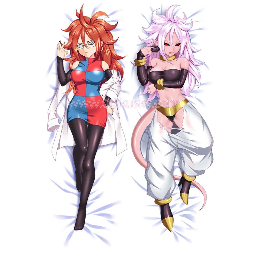 Dragon Ball FighterZ Dakimakura Android 21 Body Pillow Case