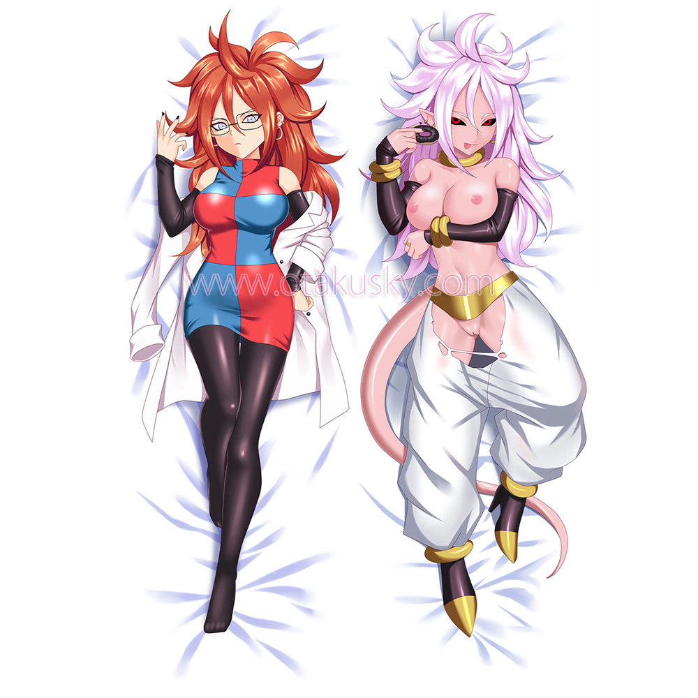 Dragon Ball FighterZ Dakimakura Android 21 Body Pillow Case 02