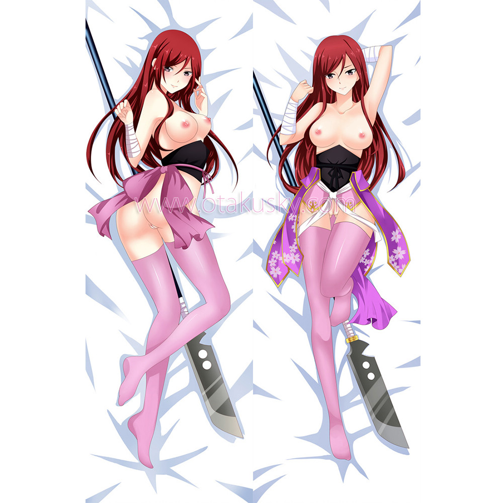 Fairy Tail Dakimakura Erza Scarlet Body Pillow Case 08