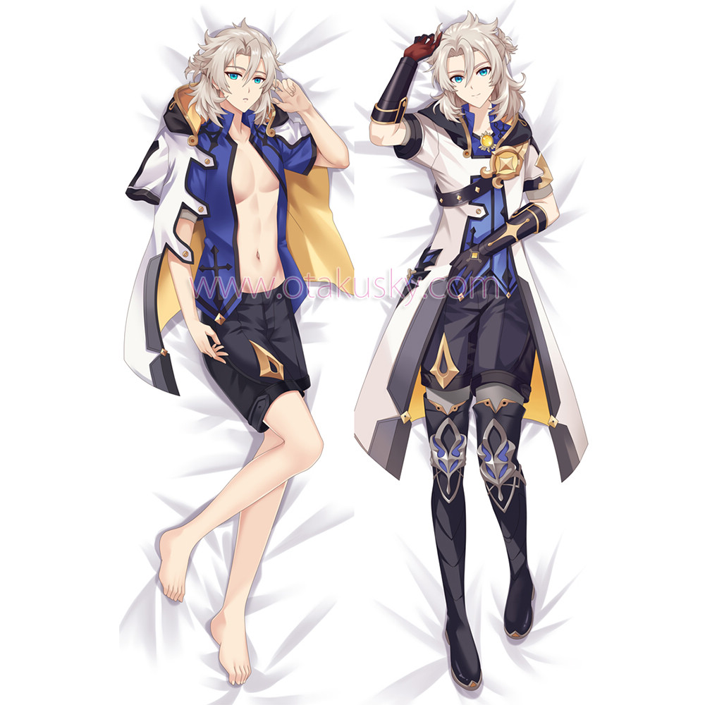 Genshin Impact Dakimakura Albedo Body Pillow Case 03