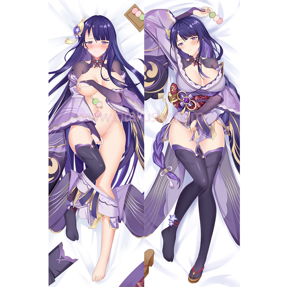 Genshin Impact Dakimakura Baal Raiden Shogun Body Pillow Case 08