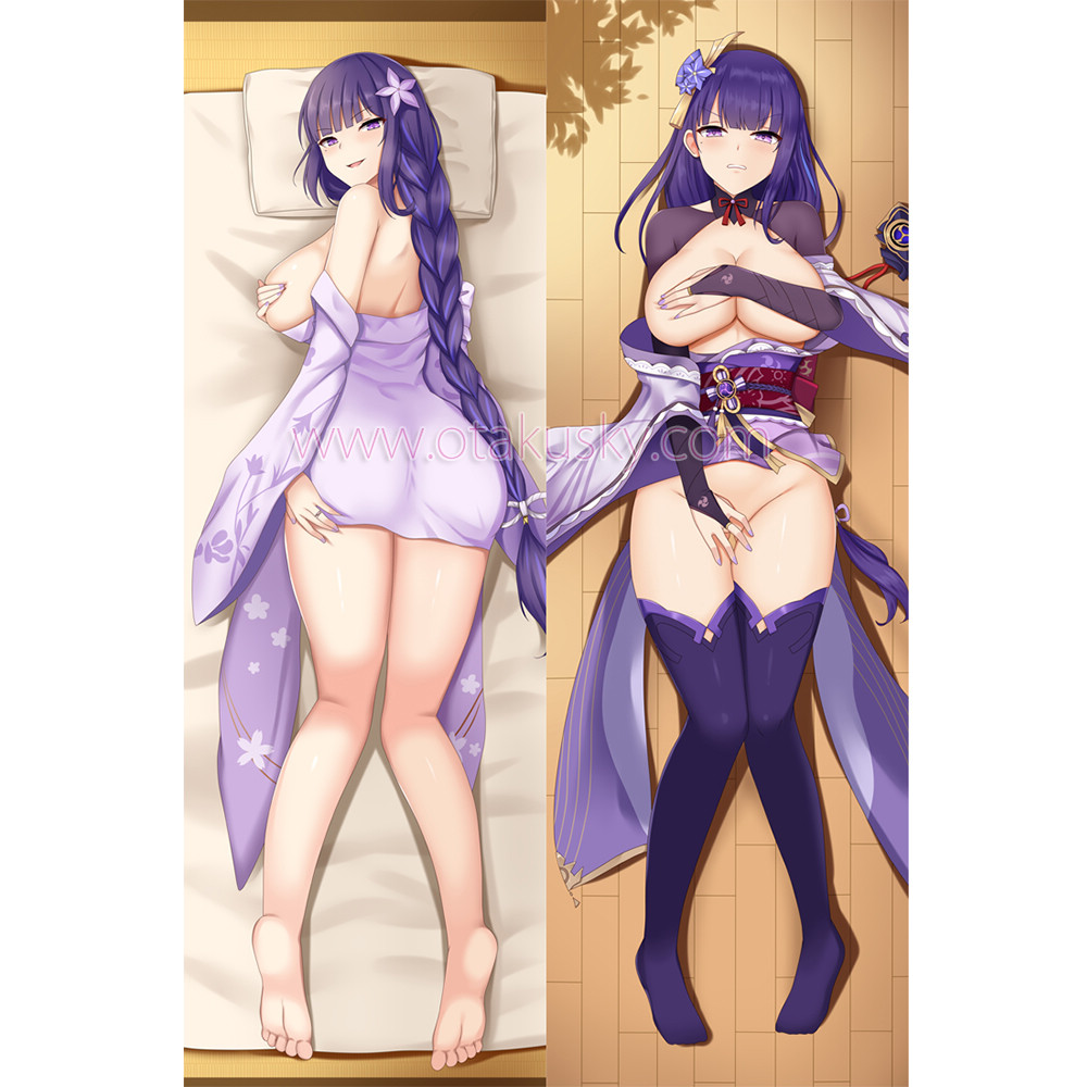 Genshin Impact Baal Raiden Shogun Body Pillow Case