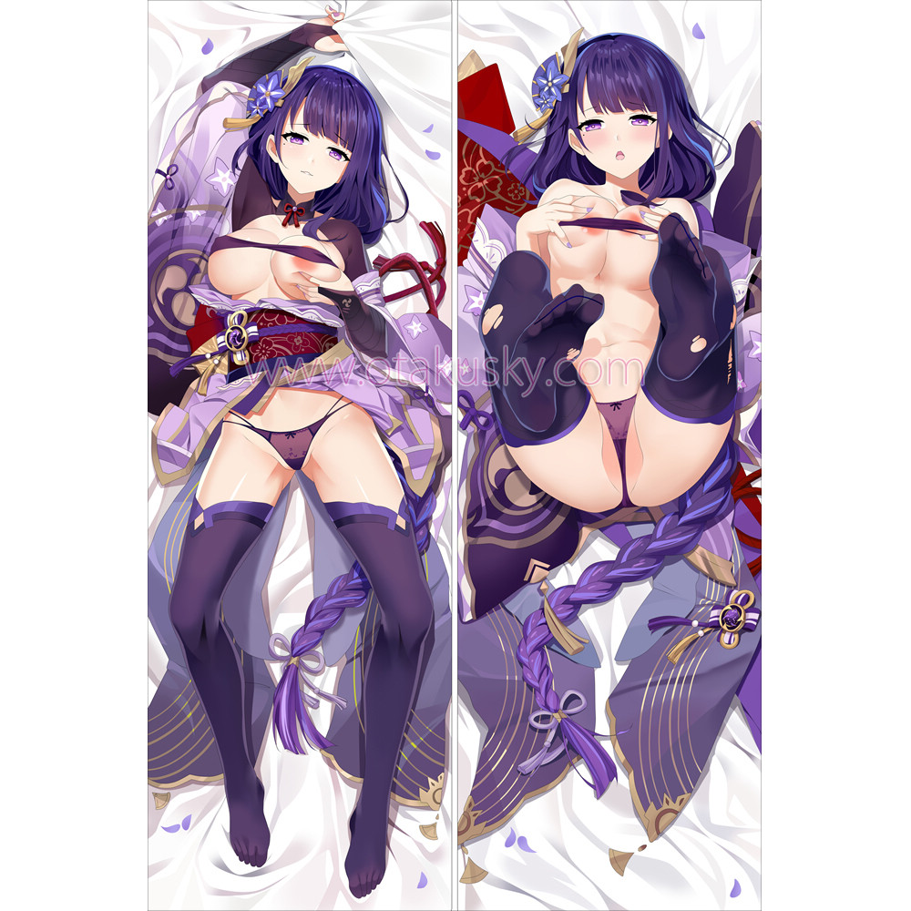 Genshin Impact Dakimakura Baal Raiden Shogun Body Pillow Case 09