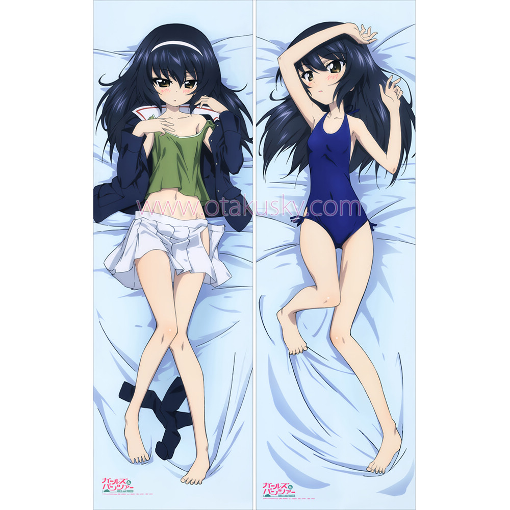 Girls und Panzer Dakimakura Reizei Mako Body Pillow Case