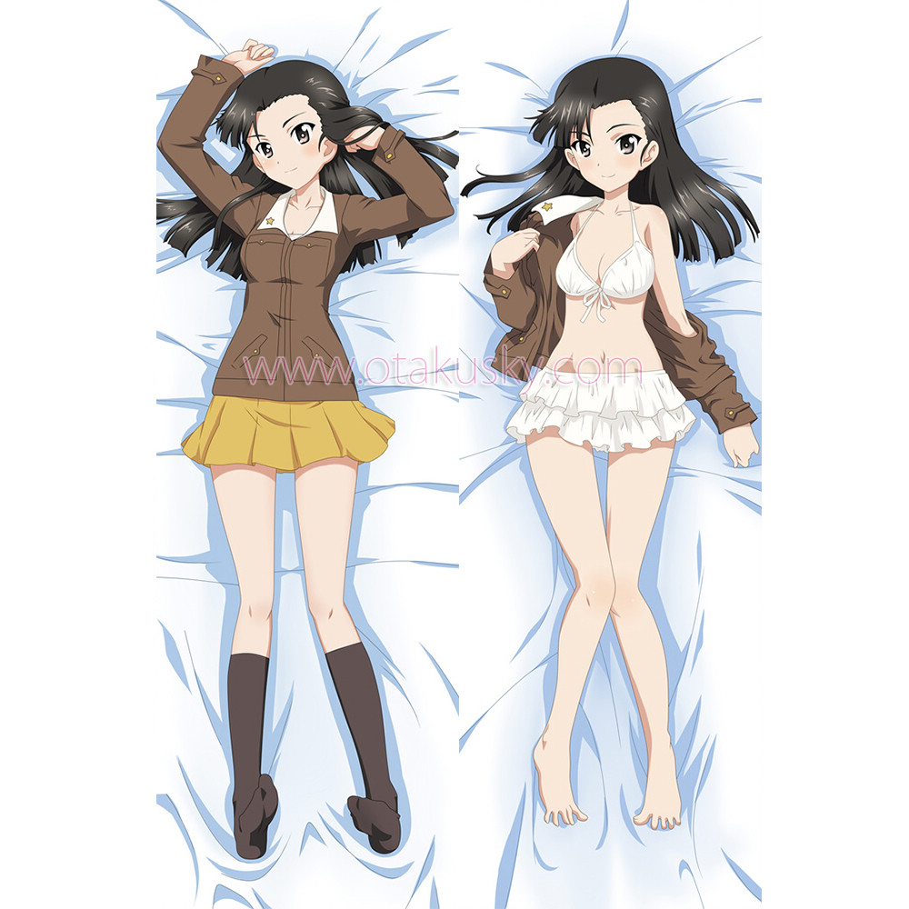 Girls und Panzer Dakimakura Kinuyo Nishi Body Pillow Case Girls und Panzer Dakimakura Kinuyo Nishi Body Pillow Case