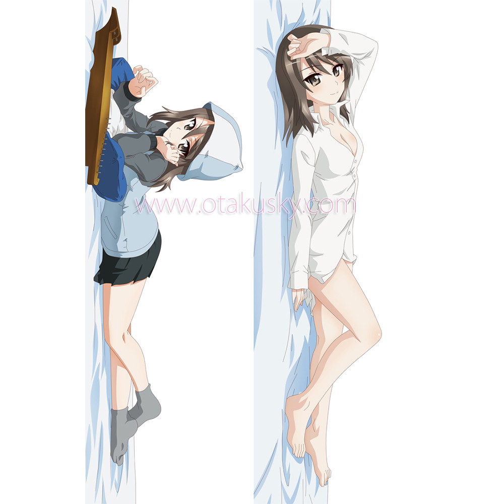 Girls und Panzer Dakimakura Mika Body Pillow Case 02 Girls und Panzer Dakimakura Mika Body Pillow Case 02